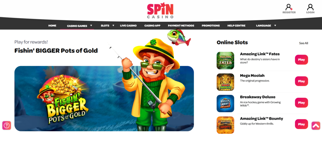 Spin Casino mobile app Canada welcome bonus 100% up to C$1000 plus 200 free spins