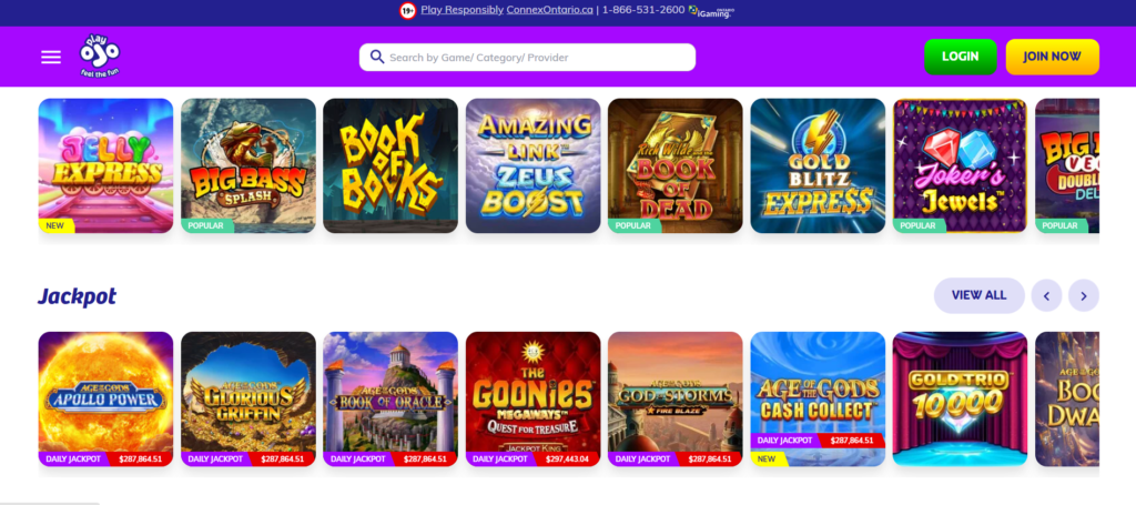 PlayOJO mobile casino app Canada 50 free spins zero wagering Big Bass Bonanza