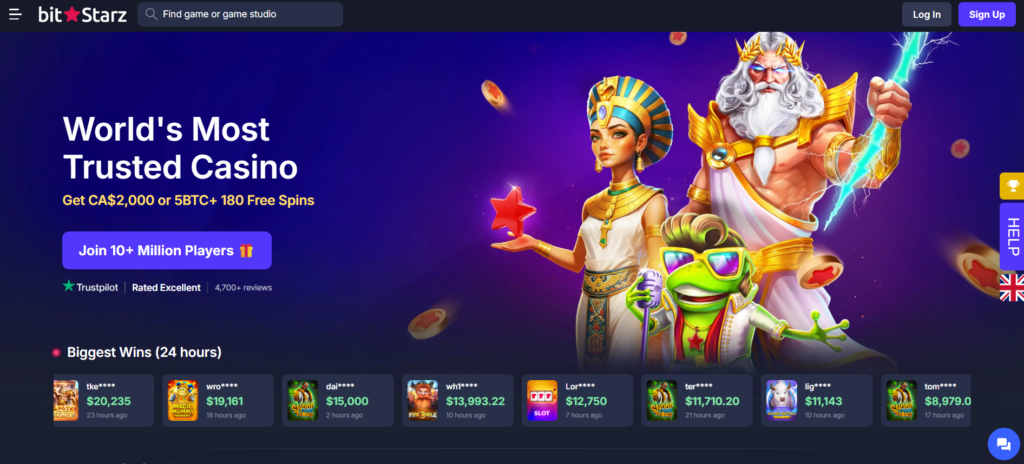 BitStarz crypto casino Canada Bitcoin withdrawal under 10 minutes welcome bonus C$2000 or 5 BTC